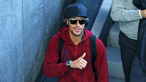 Neymar chưa bao giờ được tận hưởng một kì nghỉ thoải mái