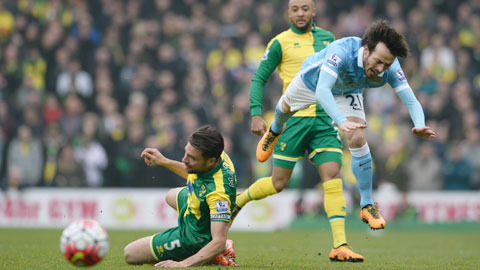 Man City tan mộng vô địch sau trận hòa Norwich