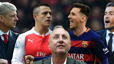 Barca vs Arsenal: Trận cầu của Cruyff