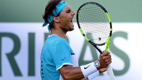 Nadal ngược dòng ấn tượng vào tứ kết Indian Wells