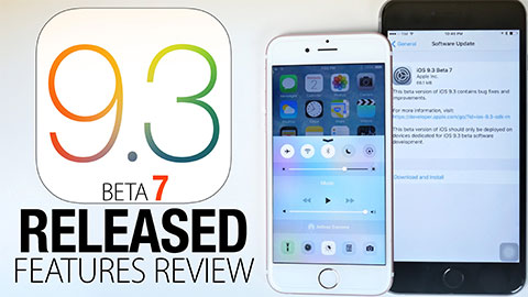 iOS 9.3 beta 7 có gì mới trước ngày ra mắt
