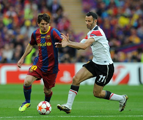 Giggs từng ví mình còn nhanh hơn Messi để chứng minh tài năng của mình với cậu con trai