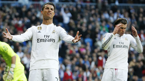 Bài toán Ronaldo + Bale vẫn chưa cho đáp số đúng