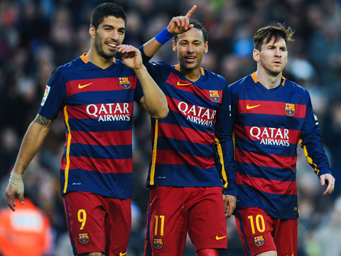 MSN đang giúp Barca thống trị La Liga