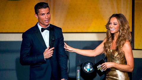 Kate Abdo rất ấn tượng với sự tốt bụng của Ronaldo