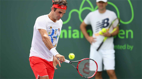 Federer và Djokovic ra quân ở Miami tối nay
