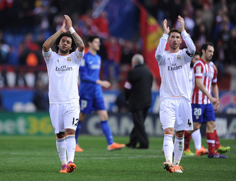 Ramos và Marceloa là những cầu thủ quan trọng ở hàng thủ Real