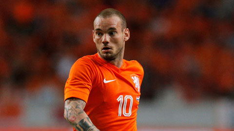 Sneijder dính chấn thương trong trận gặp ĐT Pháp