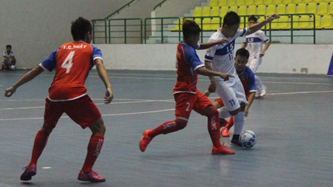 VĐQG Futsal 2016: Dàn sao Thái Sơn Nam bất ngờ bại trận