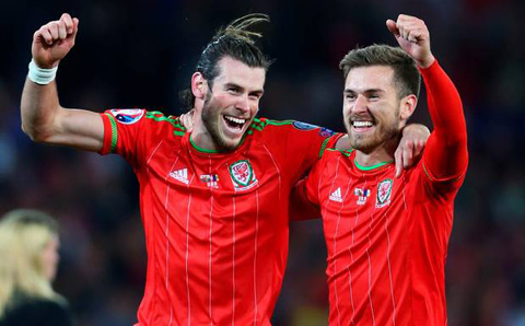 Bale và Ramsey đều đang là trụ cột của ĐT Xứ Wales