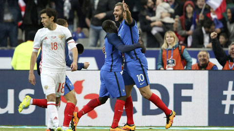 Pháp thắng ấn tượng ở loạt trận giao hữu: Tiếng gáy chào EURO
