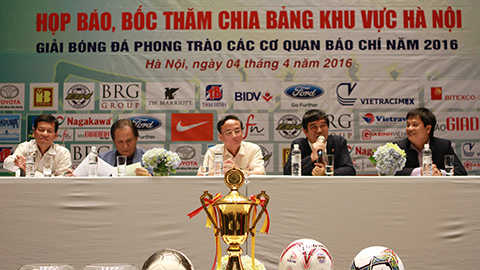 Phóng viên, nhà báo Việt Nam có giải bóng đá đầu tiên trong lịch sử