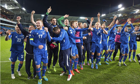 Niềm vui của ĐT Iceland khi lần đầu tiên tham dự VCK EURO