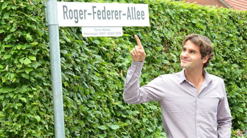 Federer được đặt tên cho con phố tại quê nhà