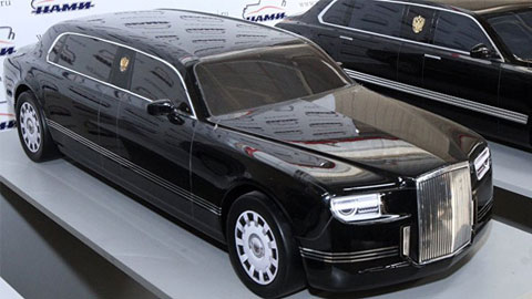 Limousine của Tổng thống Nga Putin ra mắt phiên bản mới