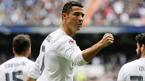 Ronaldo lập kỷ lục ghi bàn, Real vùi dập Eibar