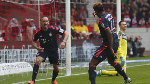 Vòng 29 Bundesliga 2015/16: Bayern giải cơn khát bàn thắng