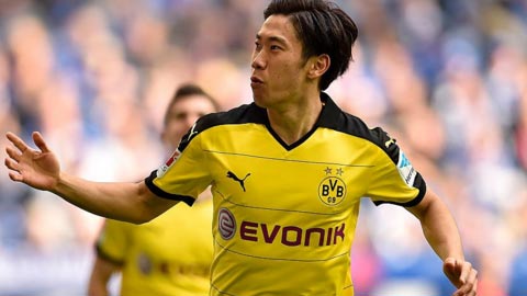 Kagawa ăn mừng bàn thắng mở tỷ số