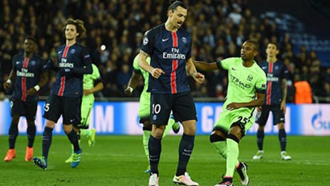 Đội hình dự kiến Man City vs PSG: Ibrahimovic đối đấu Kompany