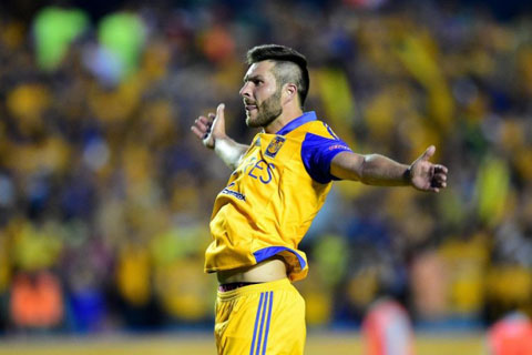 Andre-Pierre Gignac đang thi đấu rất ấn tượng tại Mexico