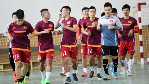 ĐT Futsal Việt Nam chuẩn bị bước 1 cho World Cup 2016