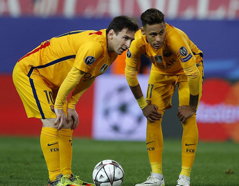 Messi và Neymar bất lực trong việc giúp Barca vượt qua lời nguyền Champions League