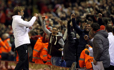 Với Klopp, Liverpool đang trải qua những cung bậc cảm xúc khác nhau. Ông mang lại niềm đam mê cho cầu thủ cũng như NHM