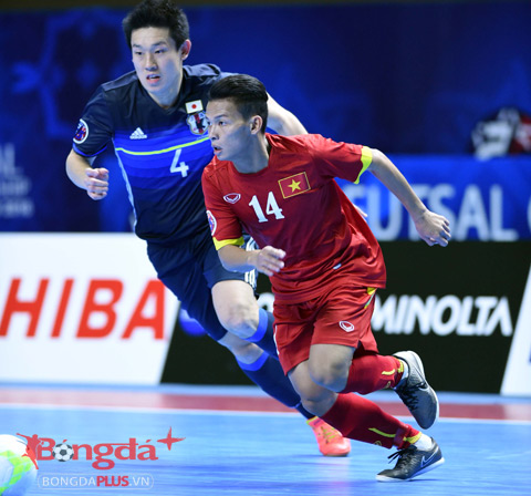 Futsal Việt Nam giành vé vào World Cup sau thắng lợi nghẹt thở trước Nhật Bản - Ảnh: Quang Thắng