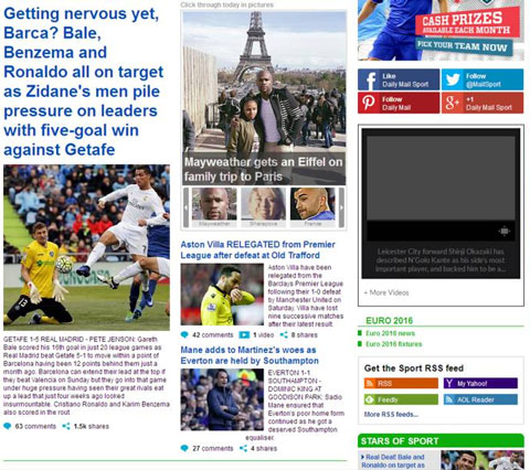 Tờ Daily Mail cho rằng Barca đang lo sợ