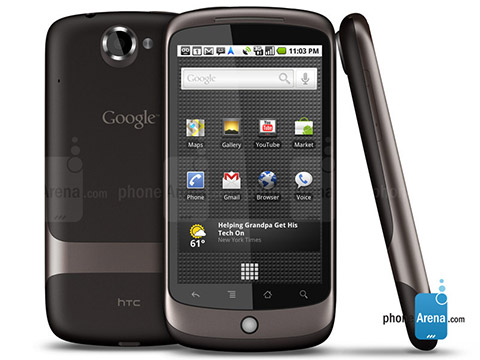 Mẫu smartphone Google Nexus One từng được HTC sản xuất năm 2010