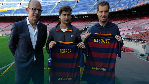 Ferrer và Gasquet rủ nhau ‘khoác áo’ Barcelona