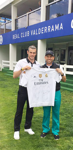 Bale không chỉ đi cổ vũ anh bạn Sergio Garcia
