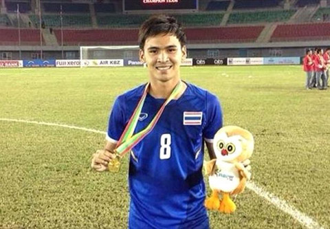 Daosawang từng cùng ĐT Thái Lan vô địch Seagames