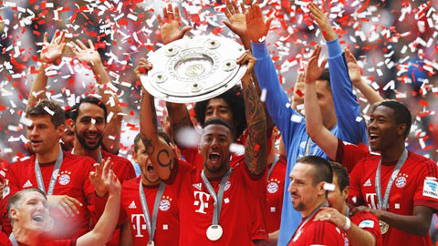 Bayern có thể vô địch Bundesliga 2015/16 trong hôm nay