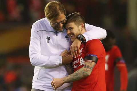 Moreno thi đấu rất hay dưới thời Klopp