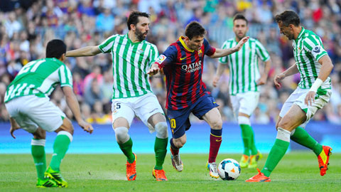 Betis, nước mắt và nụ cười Messi