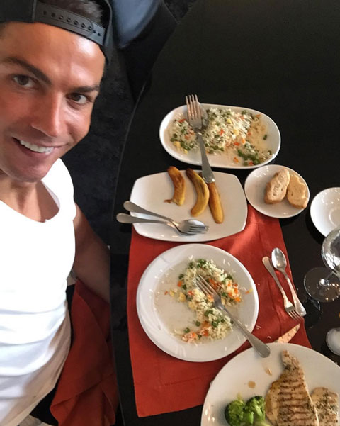 Bữa trưa của Ronaldo