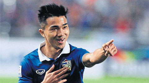 "Messi Thái" sánh vai sao Leicester trong top 50 cầu thủ hay nhất châu Á