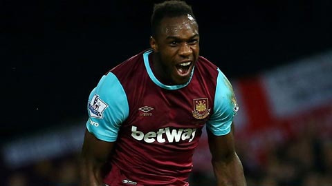 9. Michail Antonio (West Ham, 5 bàn)