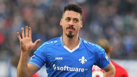 2. Sandro Wagner (Darmstadt, 6 bàn)