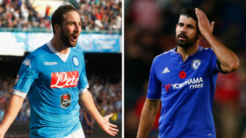 Higuain sẽ thế chỗ Diego Costa ở Stamford Bridge?