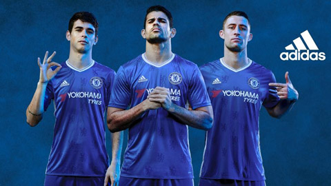 Gần 5 triệu VNĐ bộ trang phục đầy đủ mùa 2016/17 của Chelsea
