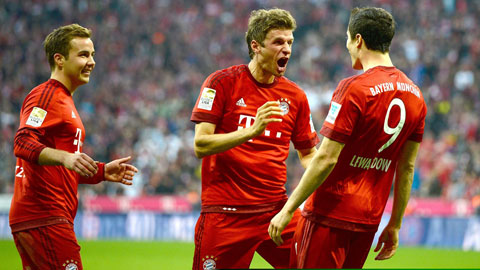Vòng 33 Bundesliga: Chờ Bayern đăng quang