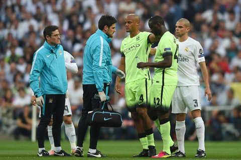 Kompany tái phát chấn thương trong trận thua 0-1 trước Man City giữa tuần qua và gần như không còn cơ hội dự EURO 2016