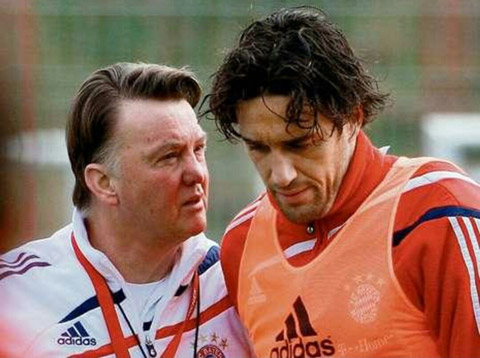 Van Gaal và Toni không ưa nhau khi còn ở Bayern