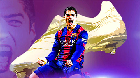 Suarez đánh bại Ronaldo trong cuộc đua Chiếc giày vàng châu Âu