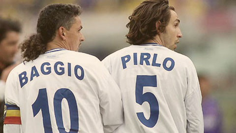 Pirlo trưởng thành hơn nhờ thời gian sát cách cùng Baggio