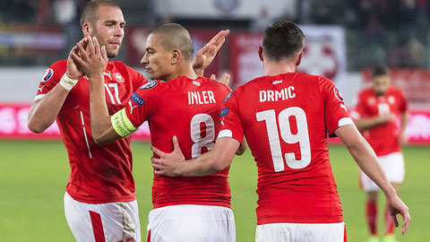 ĐT Thụy Sỹ công bố đội hình dự EURO 2016
