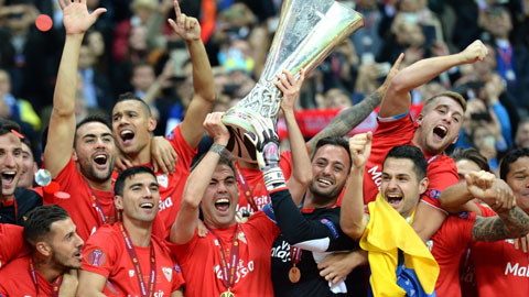 Sevilla giành 8 danh hiệu, kiếm 200 triệu euro trong 9 năm