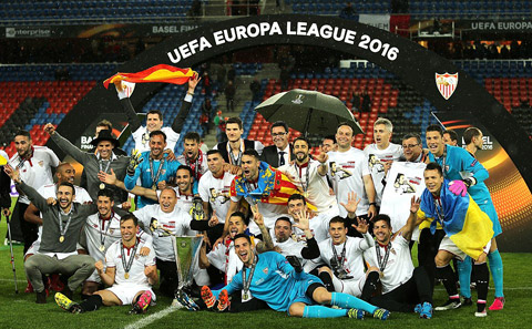 Sevilla đang là đội bóng thành công nhất lịch sử Europa League